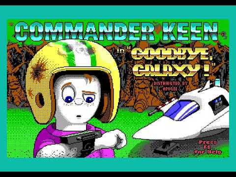 Commander Keen 4 - CGA, Tandy & EGA on a Tandy 1000 TX