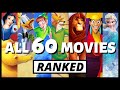 All 60 Animated Disney Movies RANKED