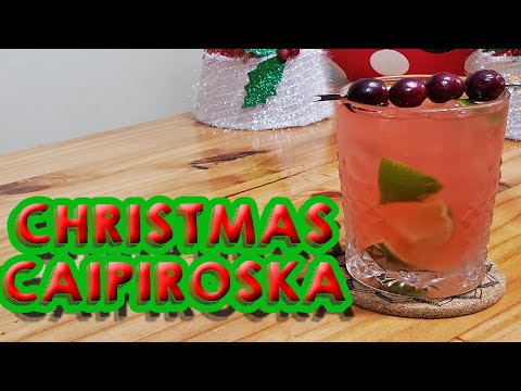 LOW CARB CHRISTMAS CAPIROSKA HOLIDAY COCKTAILS