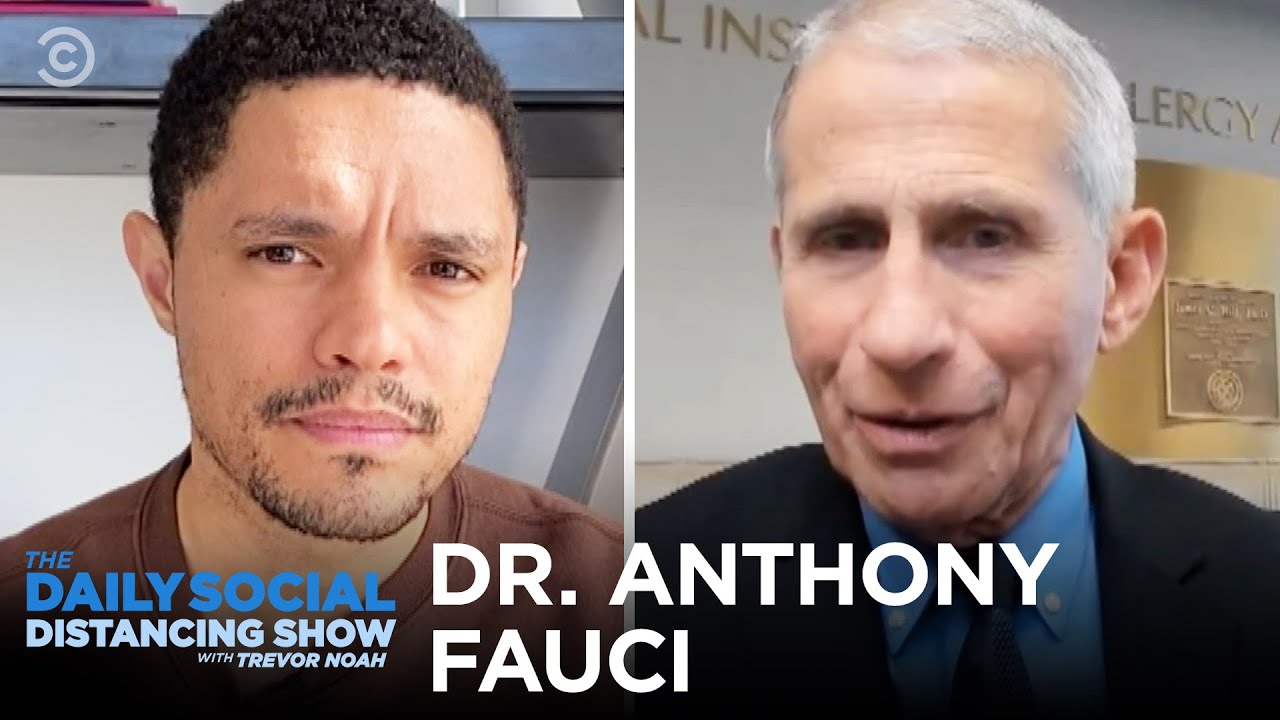 Dr. Fauci Answers Trevorâ€™s Questions About Coronavirus | The Daily Social Distancing Show - YouTube