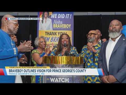 Aisha Braveboy outlines plans as newly elected Prince George's County executive