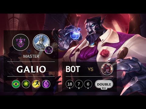 Galio Bot vs Xayah - BR Master Patch 9.22