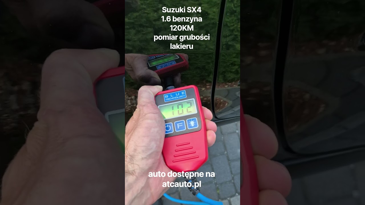 Pomiar grubości powłoki lakierniczej samochodu