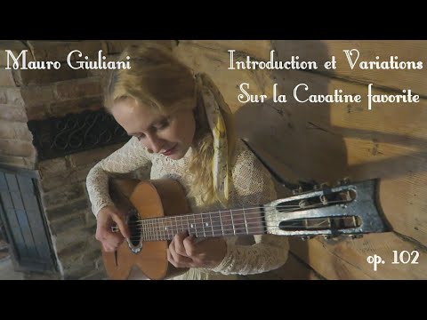 Ieva Baltmiskyte plays Variations Sur la Cavatine favorite by M. Giuliani (19th century terz guitar)