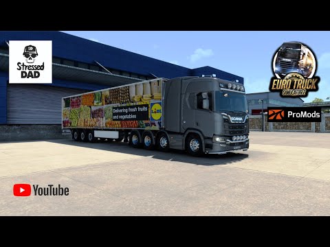 ETS2 ProMods 2.65 - Geneva to Metz | Euro Truck Simulator 2 | Gameplay