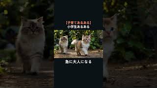 【子育てあるある】小学生あるある　プリントが絶対出てこない猫