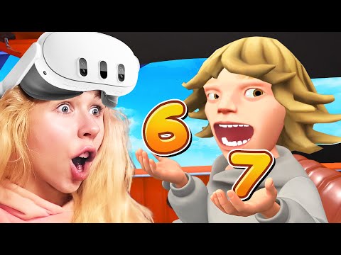 das 6 7 KIND ist bei MIR im TAXI (VR)