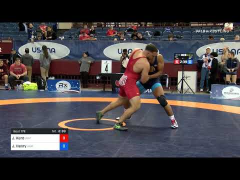 97 Kg Consolation John Kent Unattached Vs Jeff Henry Unattached