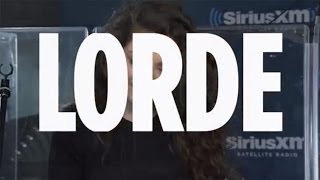 Lorde - &quot;Tennis Court&quot; [LIVE @ SiriusXM] | The Spectrum