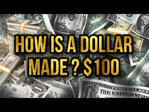 American Money Factory💵: US Dollar Banknotes Production process – How is a dollar made? $100