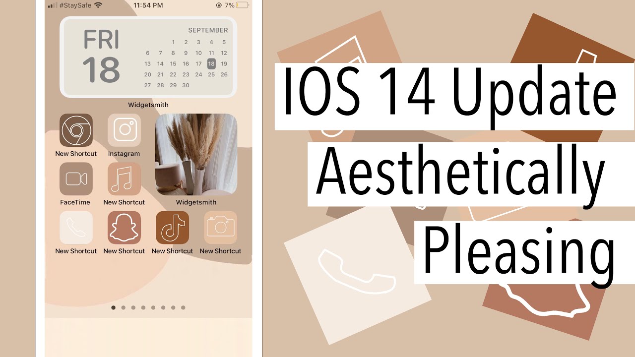 How to create An Aesthetically pleasing iPhone with the new IOS 14 update! | Step by Step!