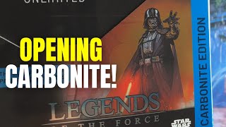 Carbonite Booster Box Opening Legends of the Force - Star Wars: Unlimited