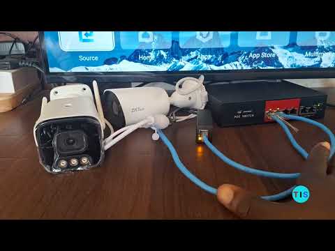 ip camera installation practical setup using nvr + poe switch