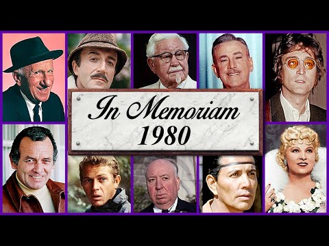 In Memoriam 1980: Famous Faces We Lost in 1980