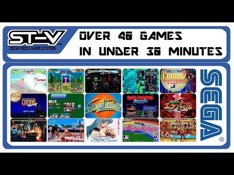 Over 40 Sega ST-V Arcade Games In Under 30 Minutes