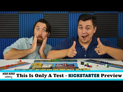 Never Bored Gaming - Kickstarter Preview