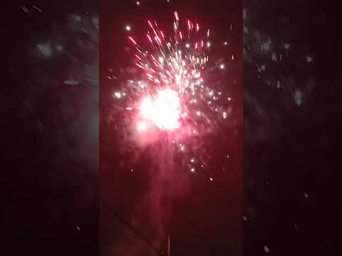 Pesta kembang api  malam tahun baru 2022 di Merauke.papua