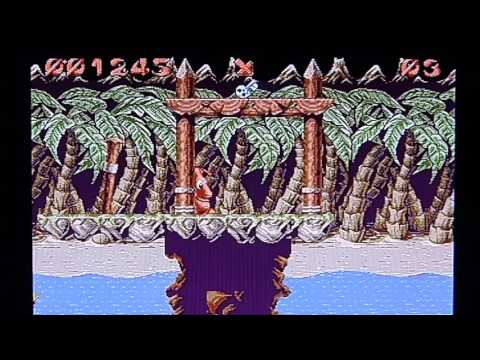 Puggsy gameplay on the Megadrive