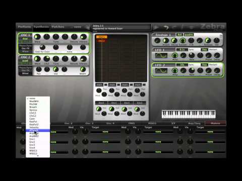 Zebra2 Mini-Tutorial #45 - Making This Sound 01