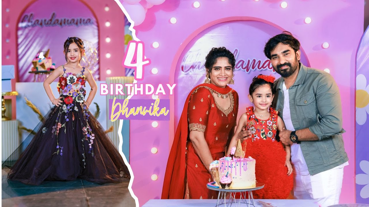 Chandamama 4th Birthday Song || Dhanvika Shasha 4th Birthday Song || Leaf The Studio