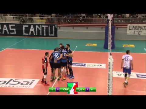 Highlights del match Cantù-Tuscania 2-3