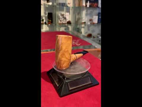 Pipa Paronelli in olivastro chimney fatta a mano - www.paronellipipe.com