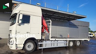 عربة مقطورة مسطحة DAF XF 530 XF 6X2 NL-Truck APK HMF 1120 K- RC Kran Crane Full Air Li | صورة 4 - Autoline