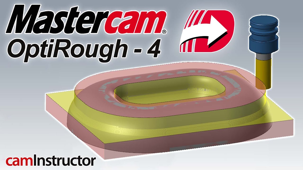 Mastercam OptiRough Toolpath Video 4