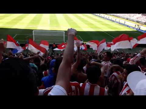 "Chivas es fiesta y es carnaval-La banda de Chivas. CDG vs León 14/02/16" Barra: Legión 1908 &bull; Club: Chivas Guadalajara