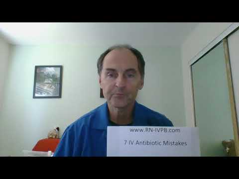# 42. How DO you give IV antibiotics with one tubing set...at SNFs or in Hospital or at Home.