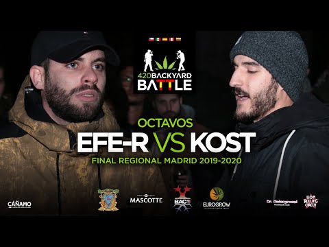 EFE-R vs KOST. 8vos. Final Regional Madrid 2020. 420 Backyard Battle