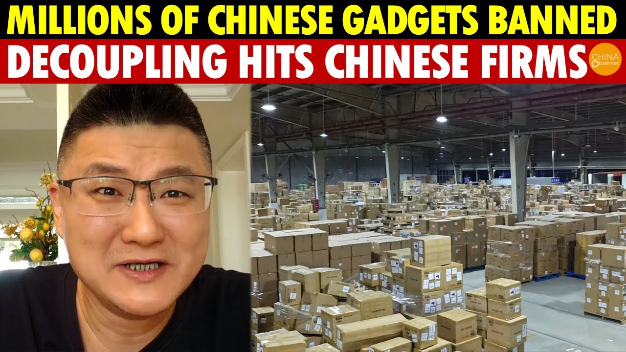 Millions of Chinese Electronics Removed by US, "Decoupling" Hits Chinese Firms, A-Shares Plunge