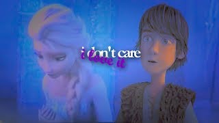 i don't care [hiccup/elsa]