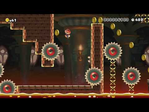 Mario Spins a Bunch and Wins by Double H - Super Mario Maker - No Commentary 1bo