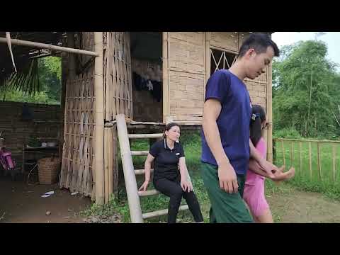 Full video : 15 Days A happy life with a husband by my side - Life in a simple bamboo house