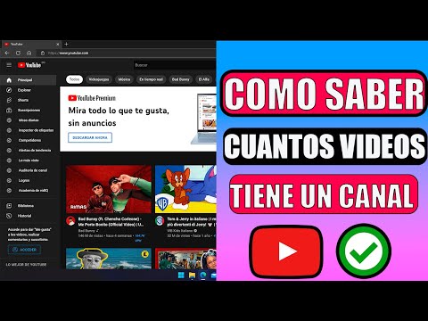 Como ver cuántos videos tiene un canal de youtube