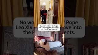 Download lagu No wonder the new Pope Leo XIV refused to move into the Papal Apartment #merleau mp3