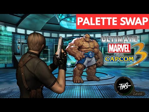 UMVC3 Mod Tourney - Palette Swap #10 (Leon, The Thing, Cyclops, Onslaught, Asura)