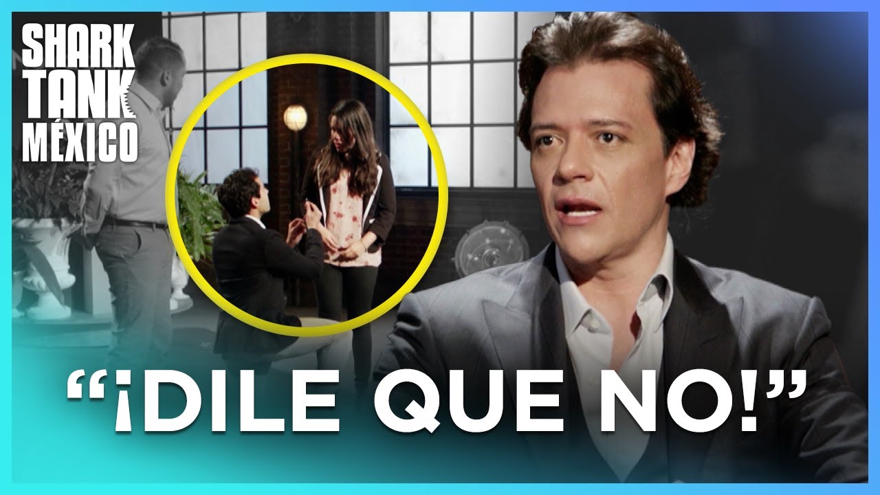 ¿Le propone matrimonio en el Tanque? 😱💍 | Shark Tank México