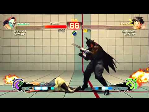 Super Street Fighter 4 AE \\\  Buksha13 (VEGA) vs (MAKOTO) kioshiblack  \\\