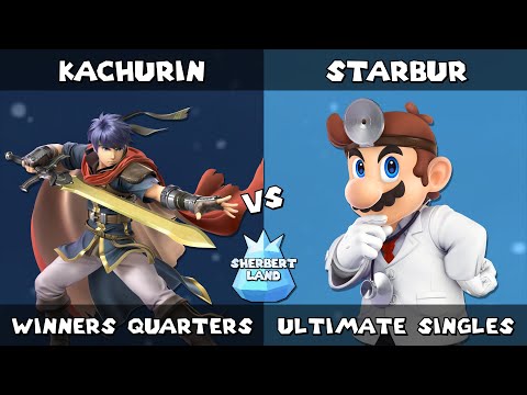 Sherbert Land # 19 | Kachurin (Ike) vs Starbur (Dr Mario) | Winners Quarters | SSBU Ultimate