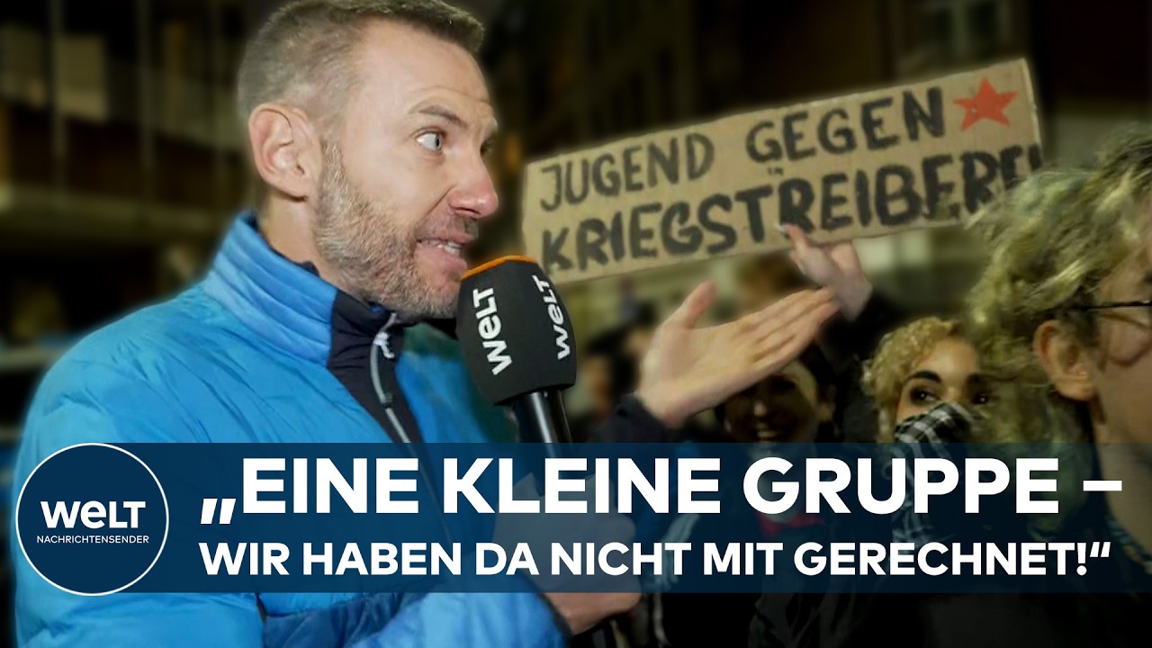 GEN Z-DEMOS: WELT-Reporter bedrängt! Ein Mikrofon wird erkannt – plötzlich kippt die Stimmung