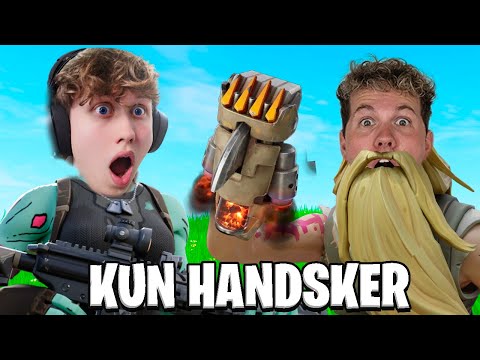 Judex og Jeg Bruger KUN Handsker I Fortnite!