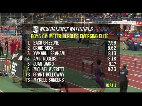 Boys 60m Hurdles EE Final - New Balance Nationals Indoor 2013