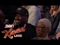 Behind the Scenes with Jimmy Kimmel & Audience (Michael Jordan look-alike)