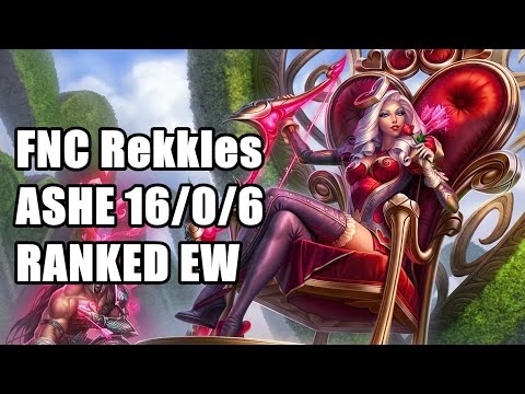 FNC Rekkles - Ashe ADC - EW Ranked Game