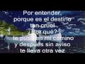 INTOCABLE - AUNQUE ESTES LEJOS (LETRA)