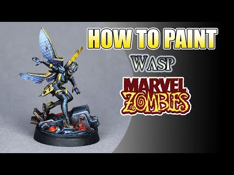 How To Paint Zombie Wasp - Marvel Zombies