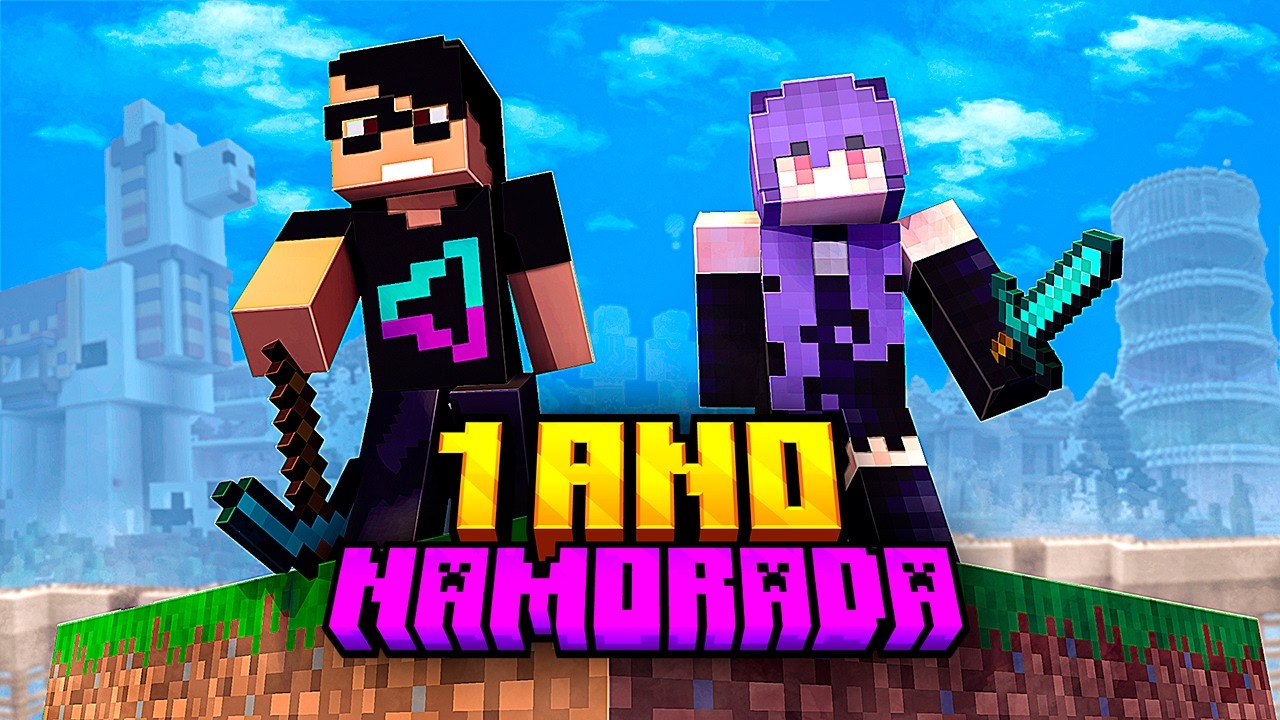 SOBREVIVI 1.000 DIAS COM A NAMORADA NO MINECRAFT - O FILME COMPLETO