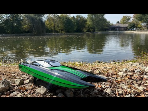 Cheap RC Boat Gets An Expensive Custom Paint Job | Volantex Atomic